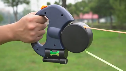 Auto Double Dog Leash